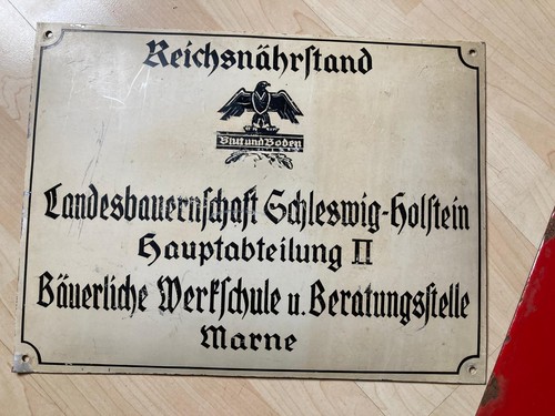 Marne diethmarschen schild - diethmarschen,
