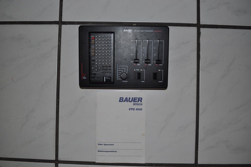 Bauer bosch video typemaster - bosch,
