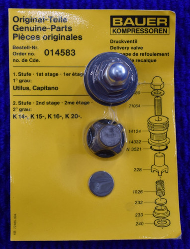 Bauer kompressoren druckventil - bauer,