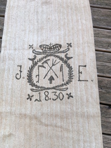 Alter antiker leinensack - alter,,